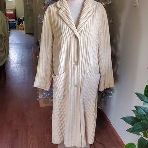 Vintage 70's corduroy midi coat